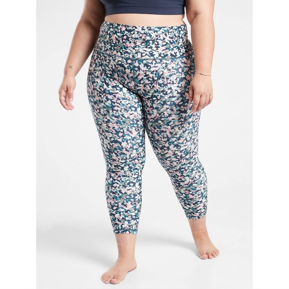 ATHLETA Salutation Stash Pocket II Printed 7/8 Tight 3X